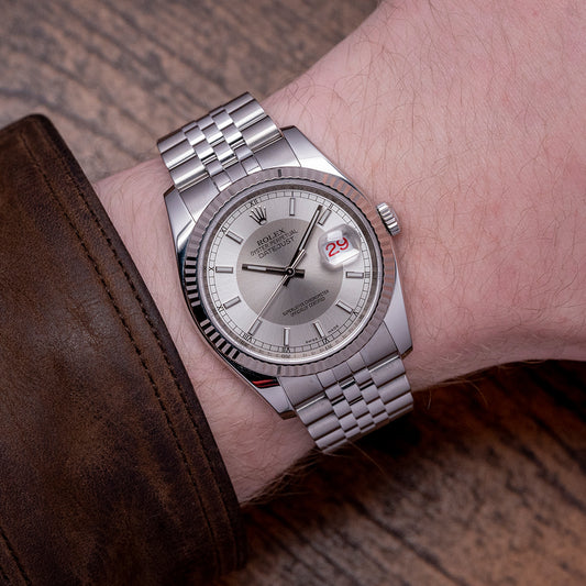 2009 Rolex Datejust 36mm Silver Dial Jubilee 116234