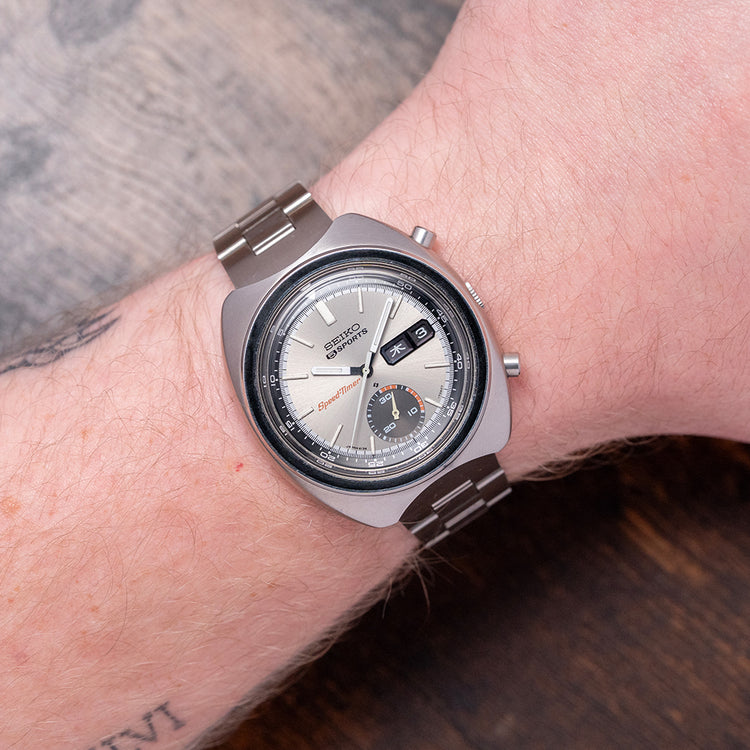 1971 Seiko 5 Sports SpeedTimer Chronograph 41mm 6139-7020