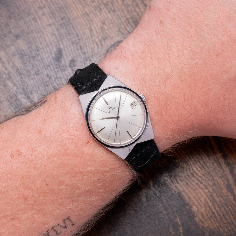 1950s CYMA Executive Automatic 'Bow Tie' 32mm