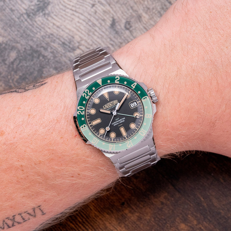 2025 Laventure Transatlantique II GMT Steel / Black 39mm