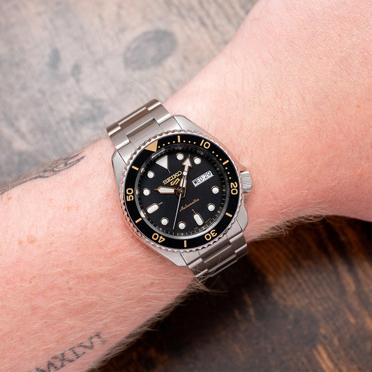 2026 Seiko 5 Sports Automatic Black Dial 42.5mm SRPD57K1
