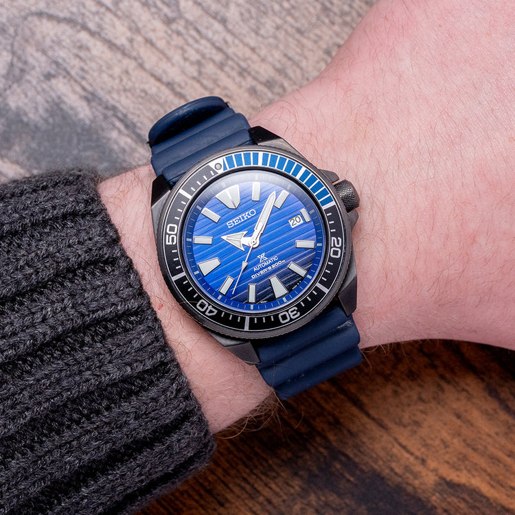 2020 Seiko Prospex Samurai Automatic Black & Blue SRPD09