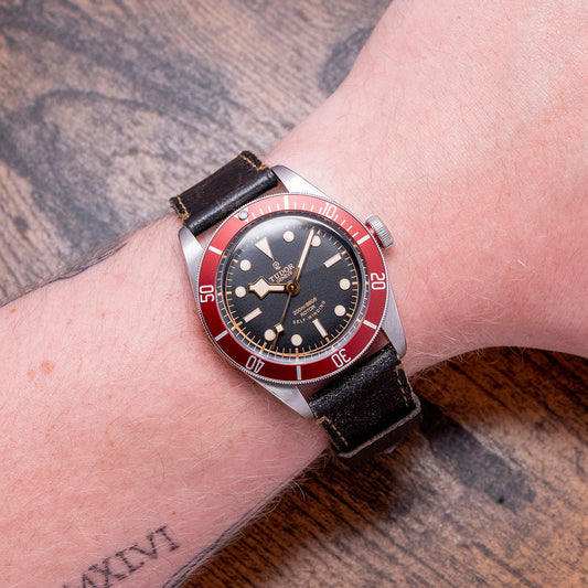 2018 Tudor Heritage Black Bay ETA Red 41mm on Strap 79220R