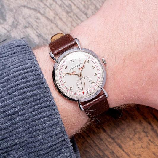 1940s Jaeger LeCoultre Triple Date Cal. P484 35.5mm
