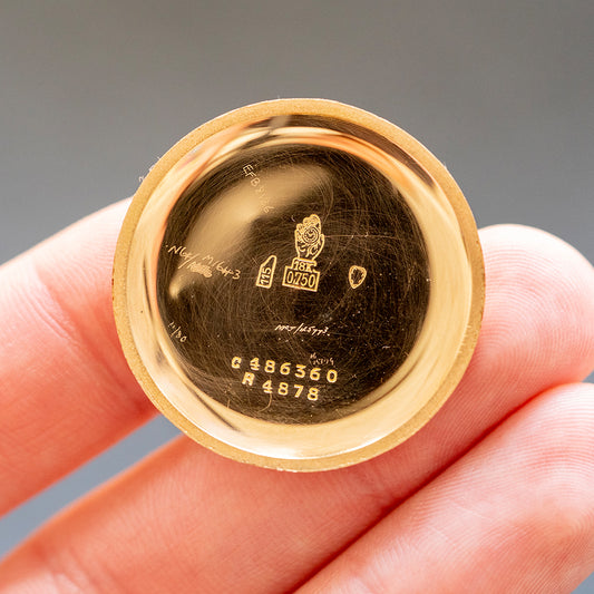 1950s Movado 18ct Pink Gold Triple Calendar Fancy Lugs 34mm - vault