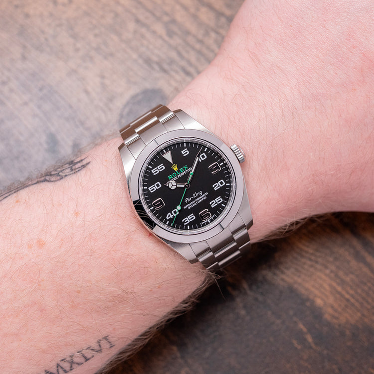 2022 Rolex Air King 40mm Black Dial Discontinued 116900