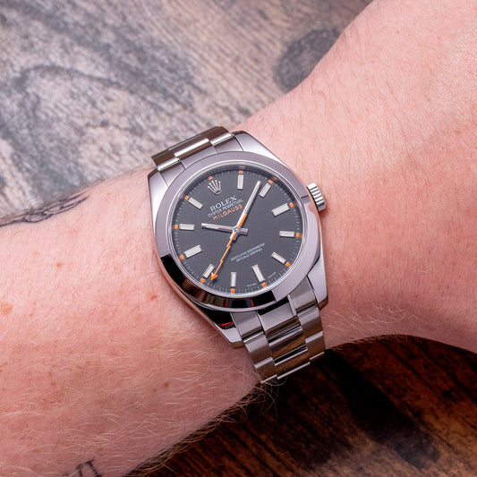 2007 Rolex Oyster Perpetual Milgauss 40mm Black Dial 116400