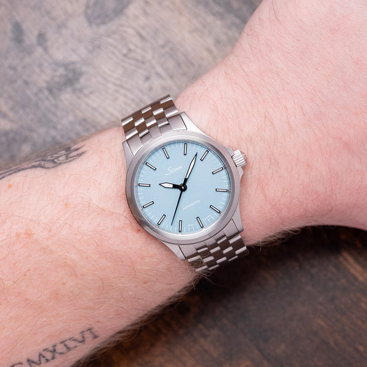 2022 Sinn 556 Aquamarine Blue Limited Edition 38.5mm 556.0115