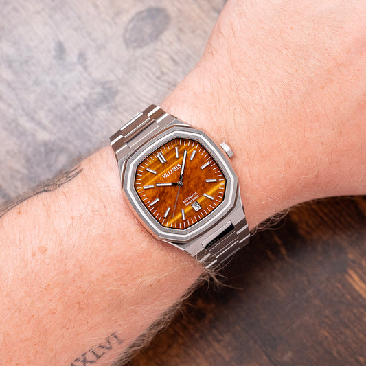 2026 Valusis Volt Tiger Eye Automatic 40mm on Bracelet