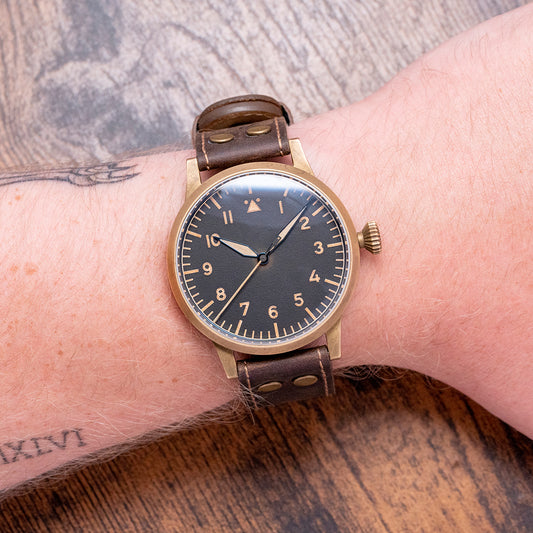 2018 Laco Westerland Bronze 45mm Manually Wound