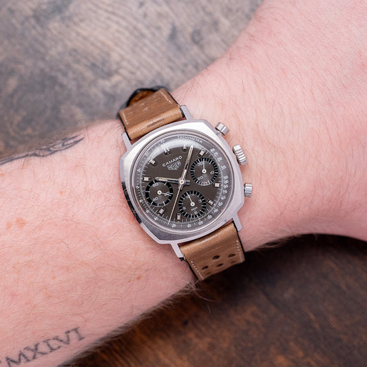 1969 Heuer Camaro Chronograph Valjoux 72 37mm 7220