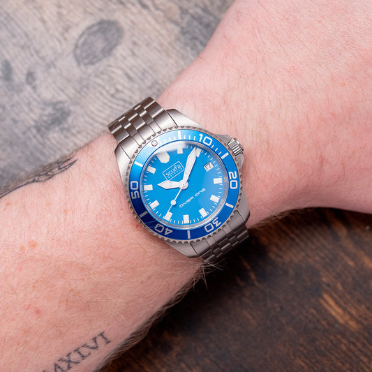 2021 Scurfa Diver One D1-500 Titanium Light Blue 40mm