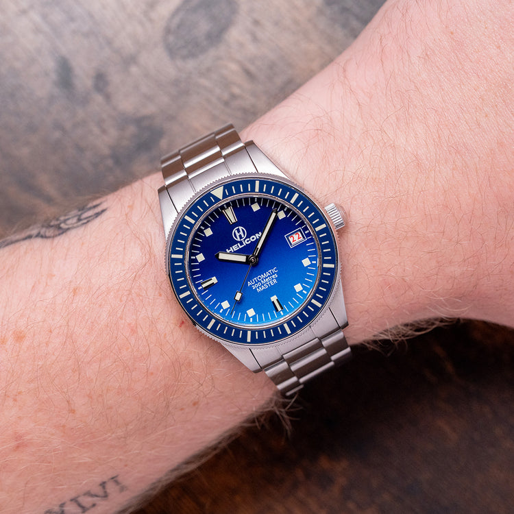 2025 Helicon Master 62 Dive Watch Ultramarine MbE 38.5mm