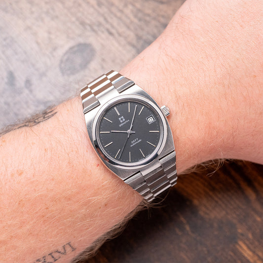 1970s Zenith Defy Automatic on Integrated Bracelet 37mm 02 0360 380