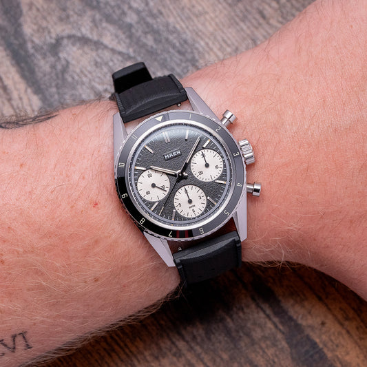 2024 Maen Skymaster 38 Chronograph Black Manual