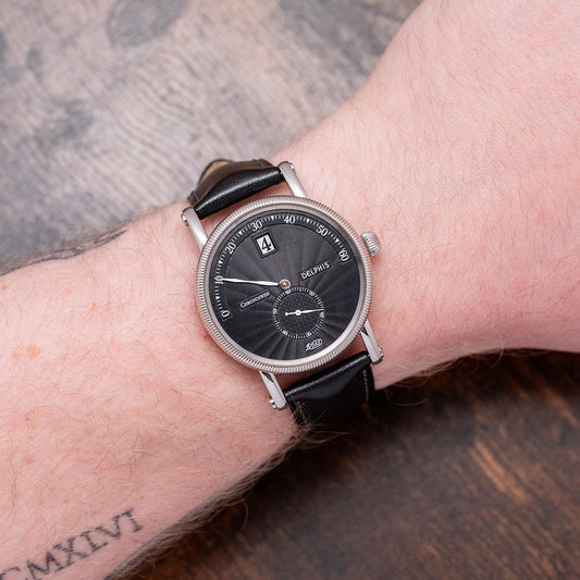 2008 Chronoswiss Delphis Retrograde Jump Hour Black 38mm