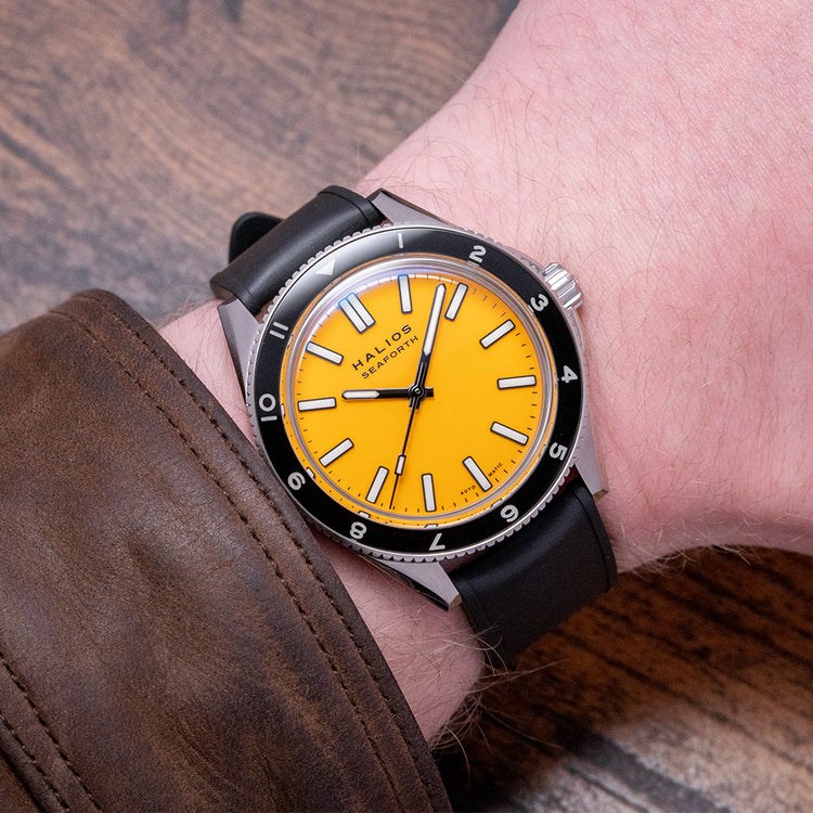 2023 Halios Seaforth IV Bahama Yellow 40mm Automatic