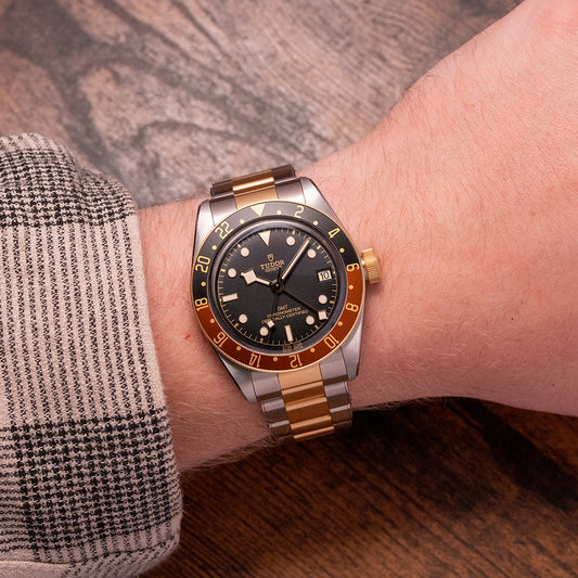Unworn 2022 Tudor Black Bay GMT Steel & Gold 79833MN