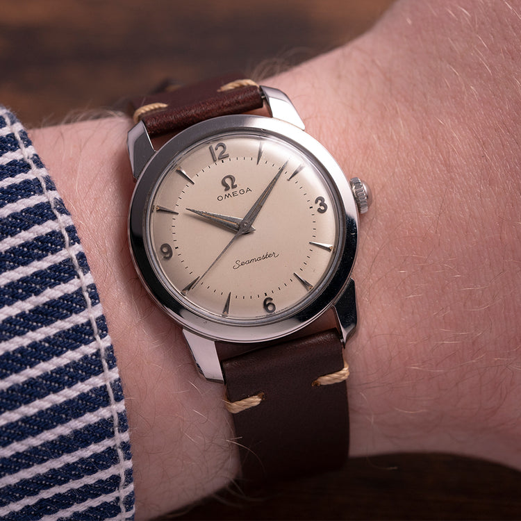 1956 Omega Seamaster Manual Cal. 420 Dennison 34mm 803