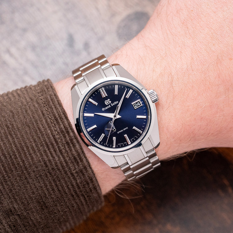 2021 Grand Seiko Heritage Spring Drive Blue 40mm SBGA375
