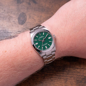 2020 Rolex Oyster Perpetual 36mm Green Dial 126000