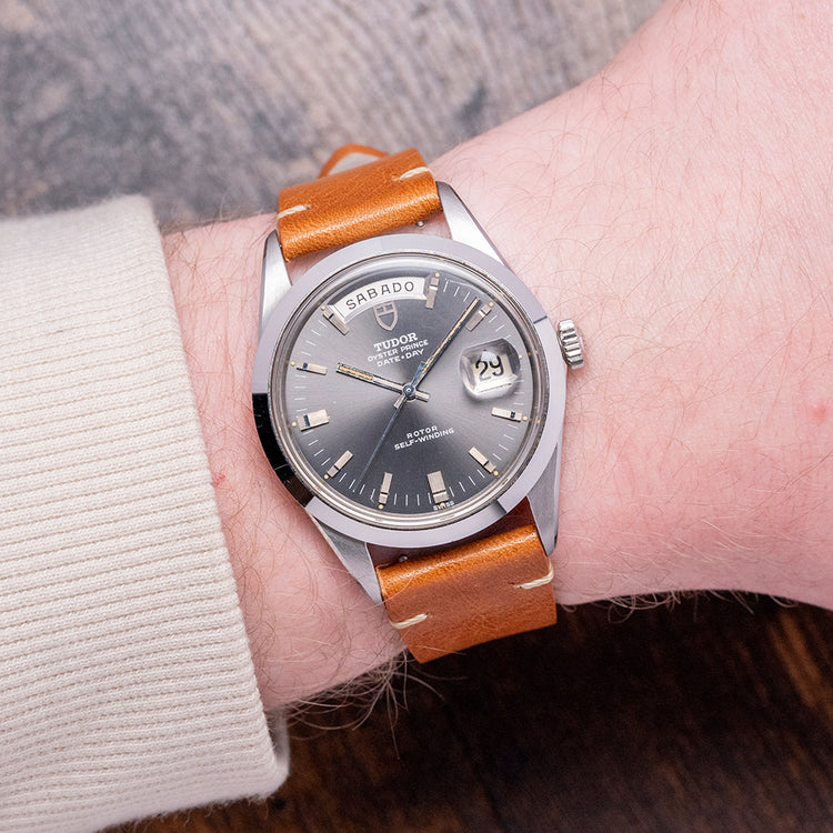 Near NOS 1969 Tudor Oyster Prince Date + Day Jumbo 38mm 7017/0