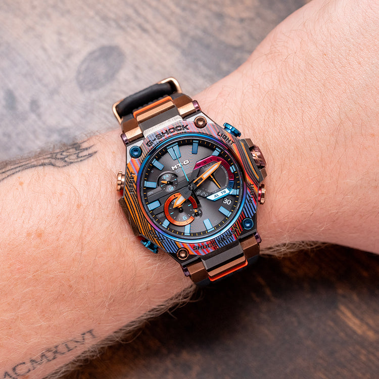 2021 Casio G-Shock 'Rainbow Mountain' Solar MTG-B2000XMG-1AER