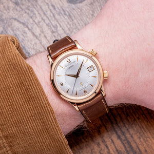 2000s Jaeger LeCoultre Reveil Alarm 18ct Rose Gold 141.2.97