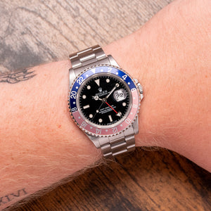 1991 Rolex GMT-Master Faded "Pepsi" 16700 Tritium