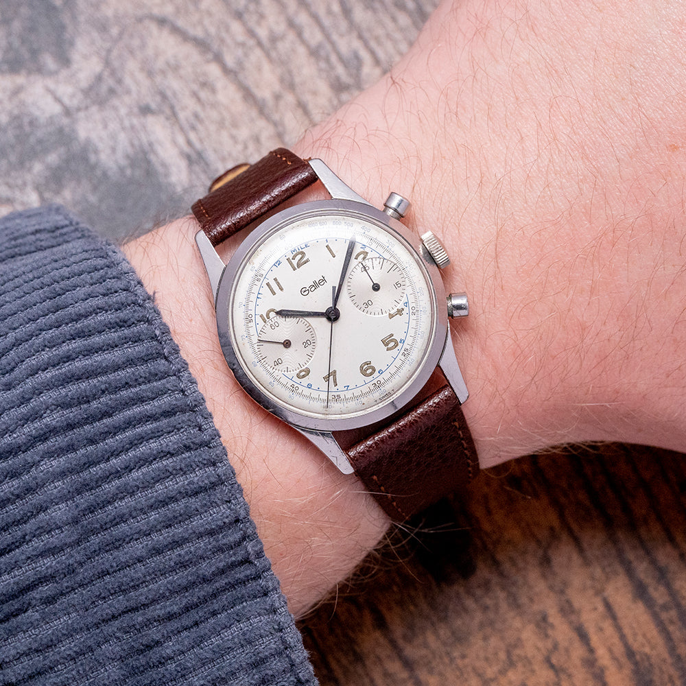 1960s GALLET Multichron 45 Chronograph Valjoux 7730