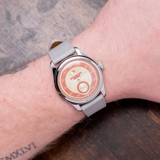 2025 Pierre Paulin Jumping Hour Automatic 'Beige Red' 38mm