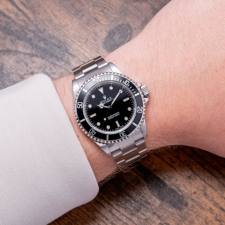 2000 Rolex Submariner No-Date Black "2-Liner" 40mm 14060M