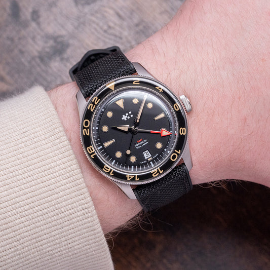 2022 Christopher Ward C65 Aquitaine GMT Black 41mm