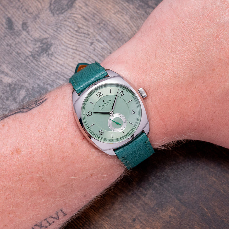 2022 Farer Mansfield Green Cushion Case 38.5mm