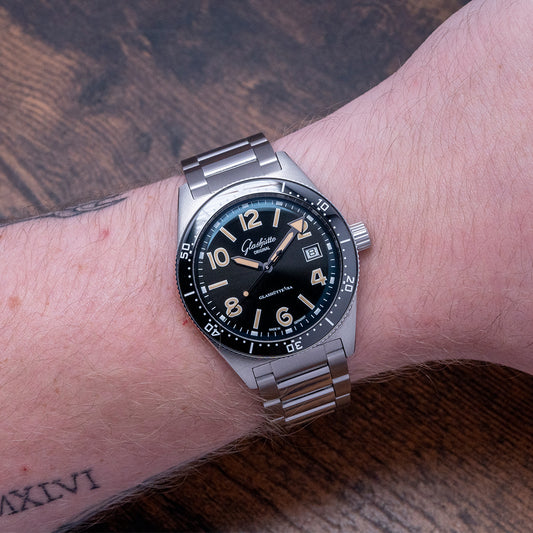 2019 Glashütte Original SeaQ Black 39.5mm 1-39-11-0680-70