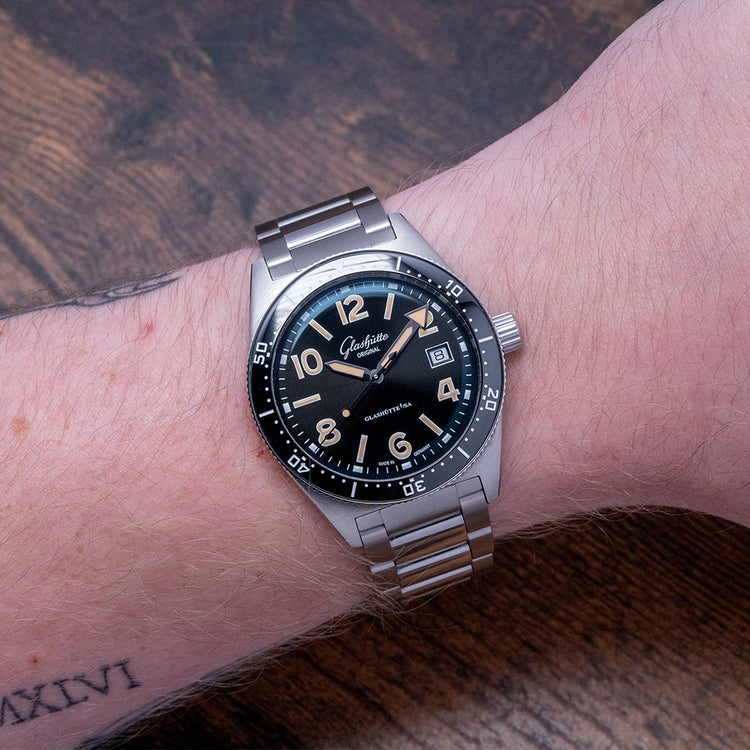 2019 Glashütte Original SeaQ Black 39.5mm 1-39-11-0680-70