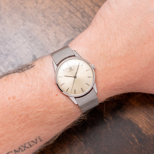 1961 Omega Manual on Rare Omega Bracelet 14772 34mm