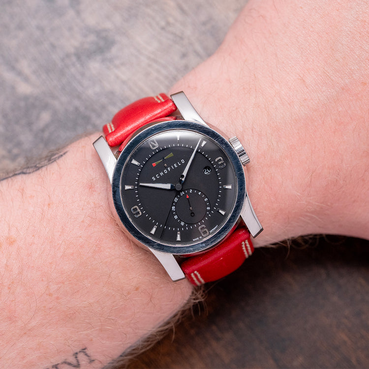 2015 Schofield Signalman GMT Polished Limited Edition 44mm