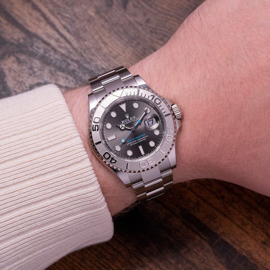 37 Rhodium Dial Rolex Yacht Master 37 Lug To Lug 2022 Rolex Yacht