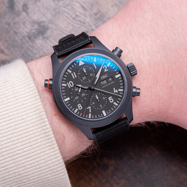 2022 IWC Pilot Double Chronograph ‘Top Gun’ Ceratanium 44mm