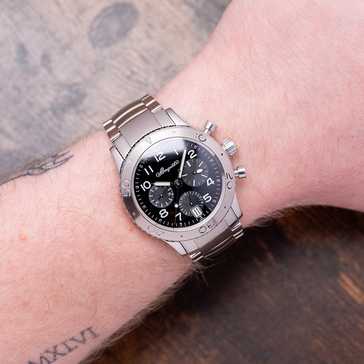 2000s Breguet Type XX Transatlantique Flyback 39mm 3820