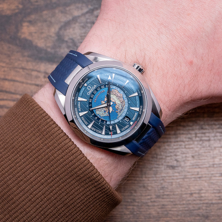 2024 Omega Aqua Terra 150M GMT Worldtimer 43mm 220.12.43.22.03.001