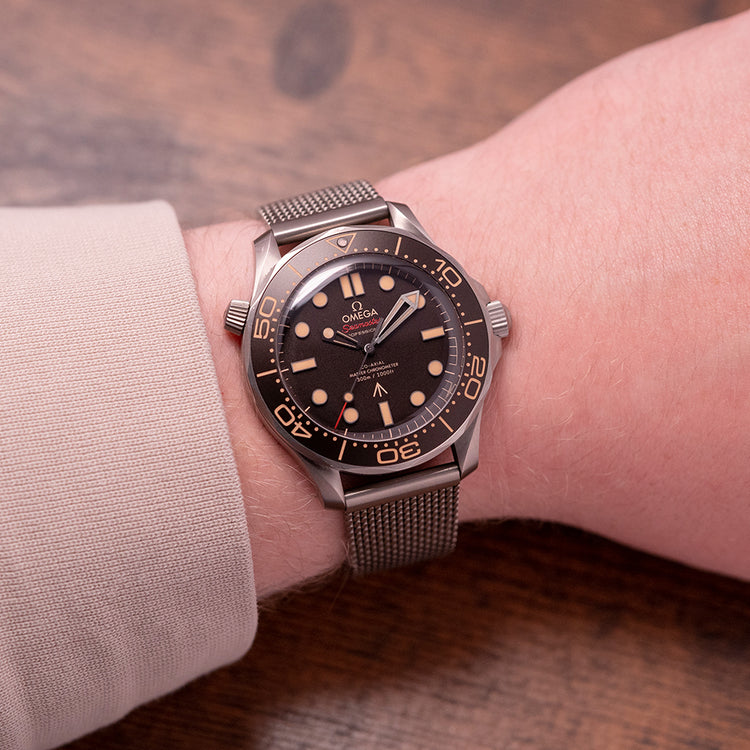 Omega Seamaster 007 Edition "No Time To Die" Titanium on Bracelet