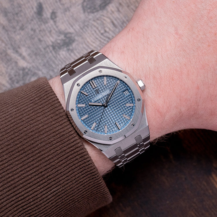 2016/17 Audemars Piguet Royal Oak 41mm Blue Dial 15500ST