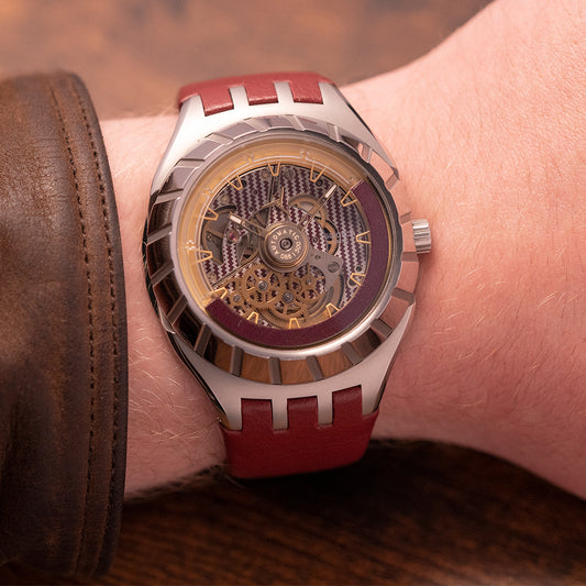 2020 Swatch Flymagic Burgundy/Red Limited YHS101