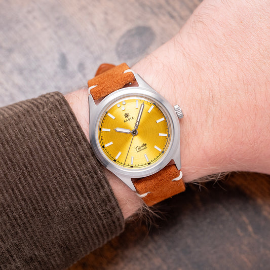 2025 Radia Trinity Yellow Sunburst Dial Automatic 38.5mm