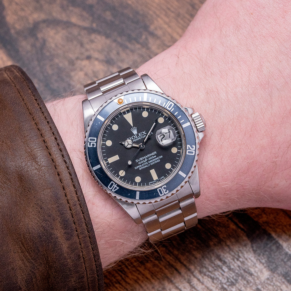 1984 Rolex Submariner Date 16800 Matte Dial Box & Papers