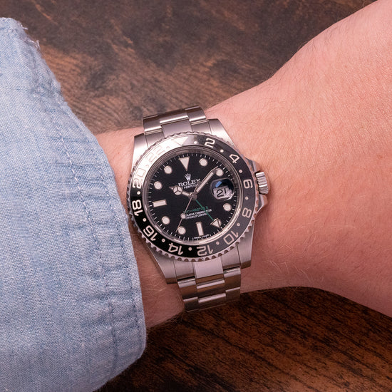 Gmt Master Black On Wrist Rolex Gmt Master Ii Black On Wrist 2015