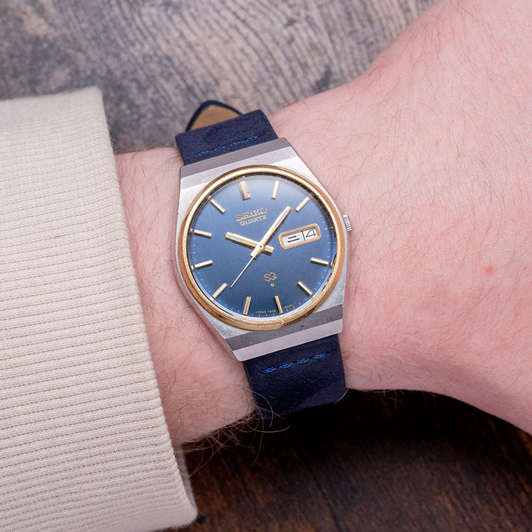 1977 Seiko Quartz 'SQ' Steel & 'Gold' 35.5mm 7546-8059