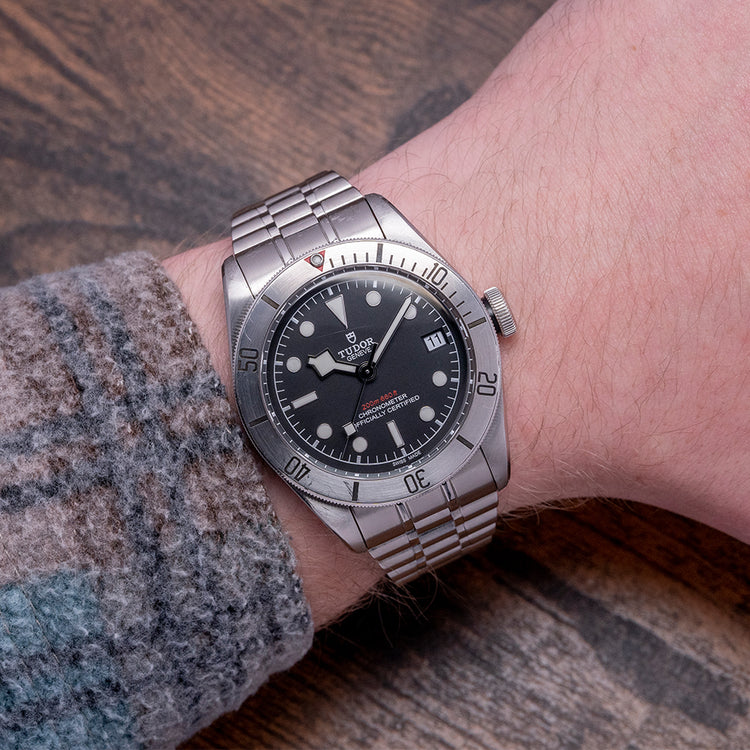 2018 Tudor Black Bay Steel on Strap + Forstner 79730